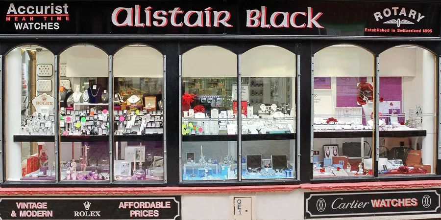 Photo of Alistair Black shop front
