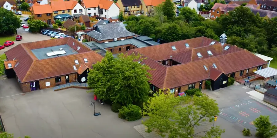 Aerial view of Collingwood Primary School