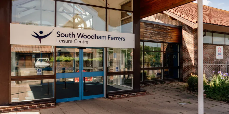 South Woodham Ferrers Leisure Centre entrance