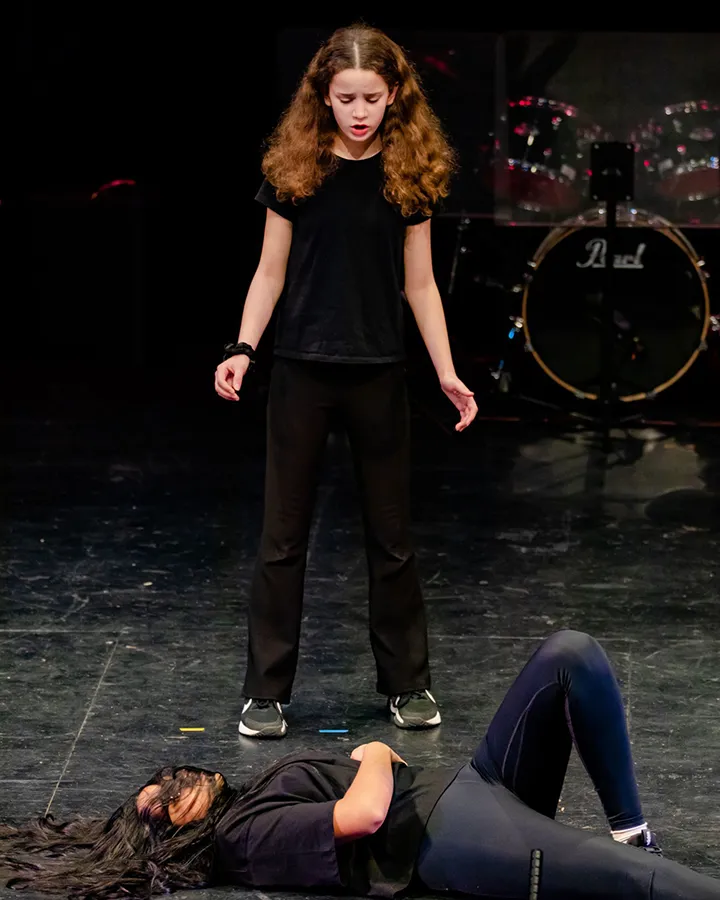 Students from Brentwood School performed an abridged version of Romeo and Juliet. Photo by Aaron Crowe.