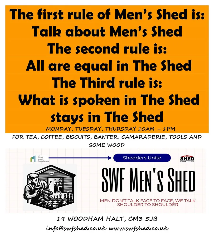 Men's Shed advert