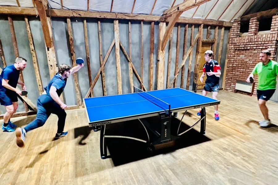 The opening Doubles encounter from the Cold Norton B semi-final victory this week