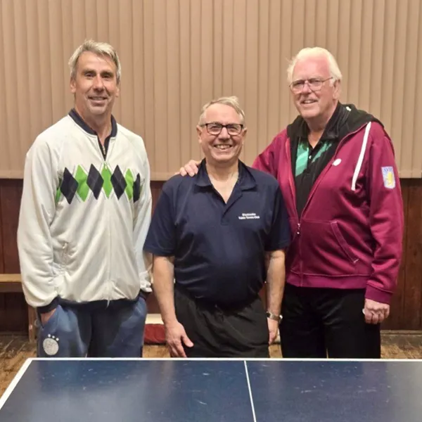 Runners-Up Blackwater A – Denis Balic, Alan Scammell and Mervyn Perriman