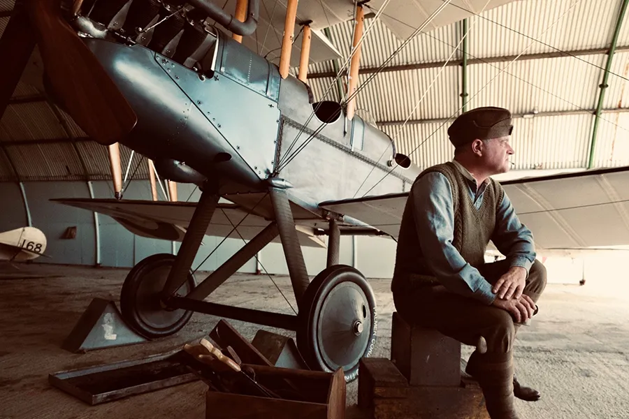 Living History at Stow Maries Great War Aerodrome photo credit Kevin Gribble