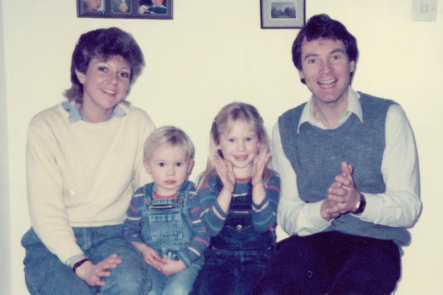 John, Sue and the kids (Laura and Ben)