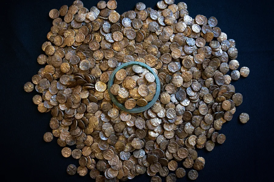 Great Baddow Hoard. Credit Museum Of Chelmsford