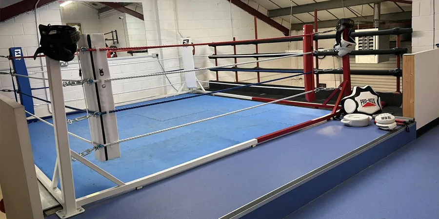 Boxing ring at Boxing Academy