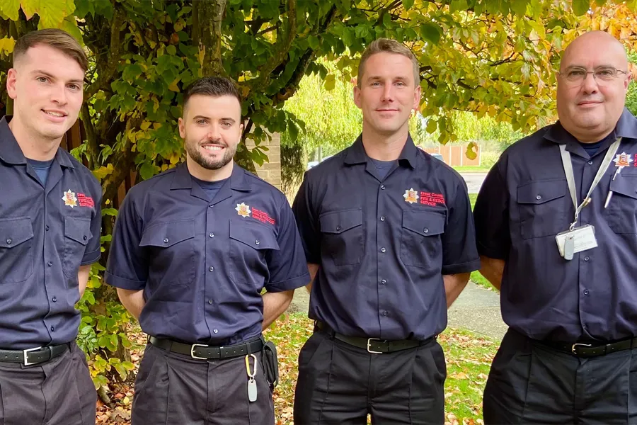 Community Wellbeing Officers; Oliver Ingrouille, Keaton Eccles, Adam Woolmer and Dean Leibbrandt