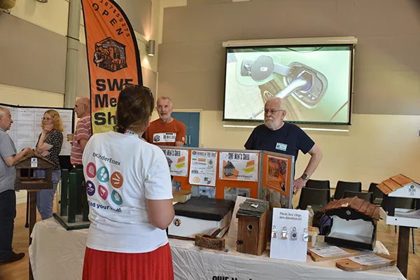 SWF Men's Shed display at the event