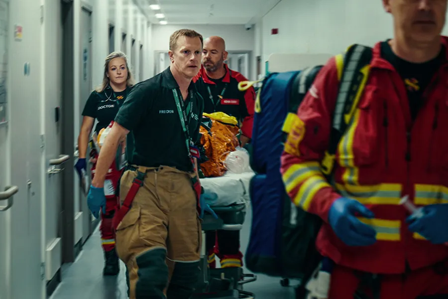 EHAAT teams appear in episodes 2, 4 and 5, bringing critically injured patients that they have treated into the Royal London Hospital