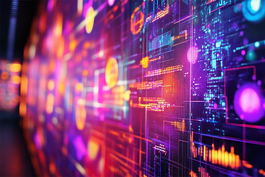 Concept picture of digital data
