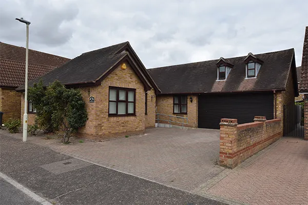 front of property