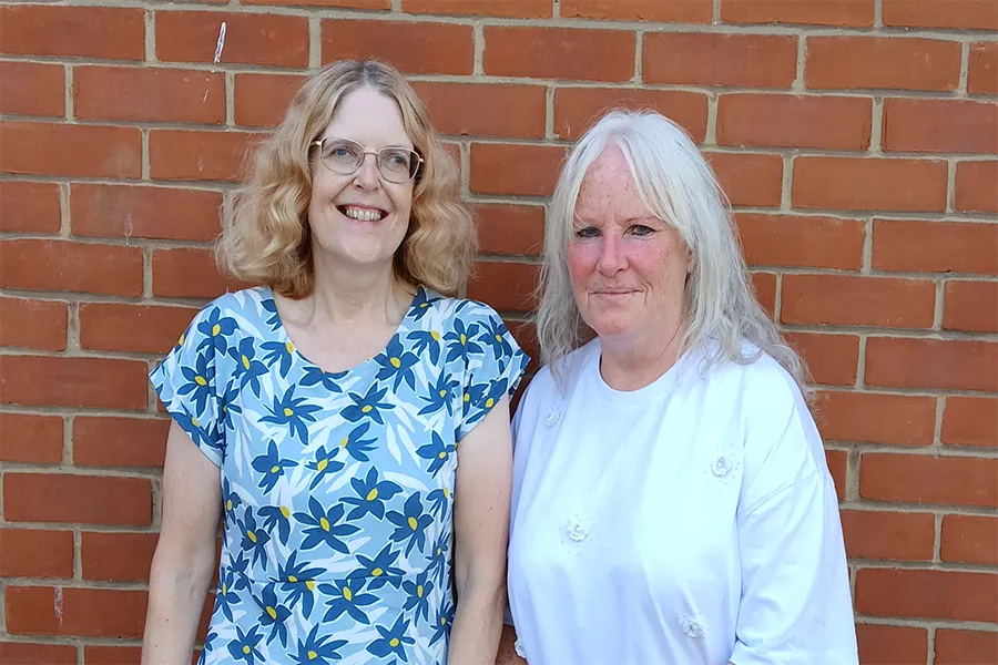 Karen Kemp competition Winner with Wendy
