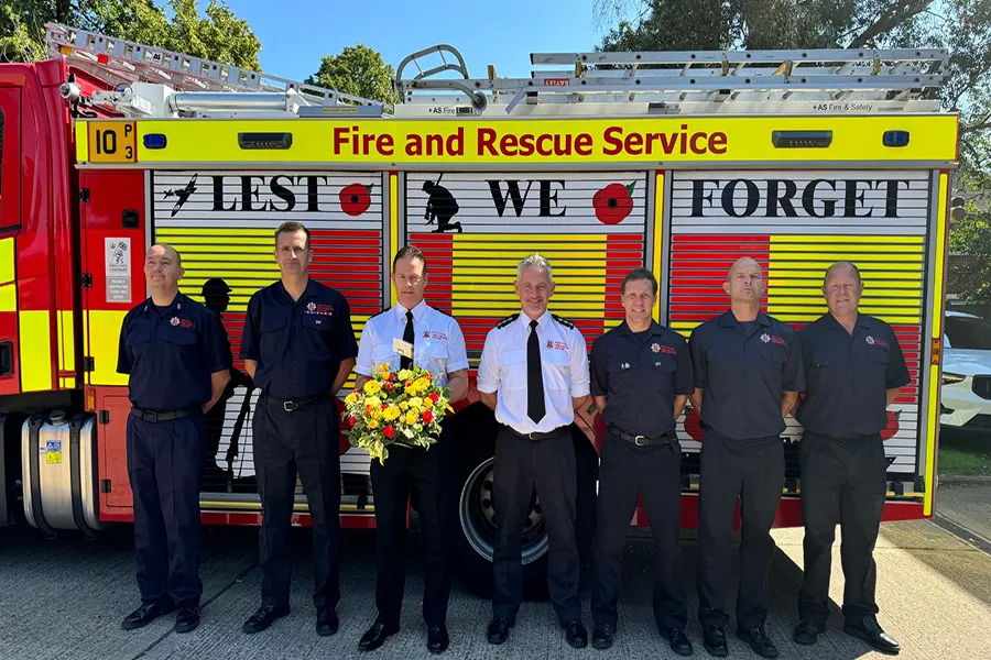 Fire crew