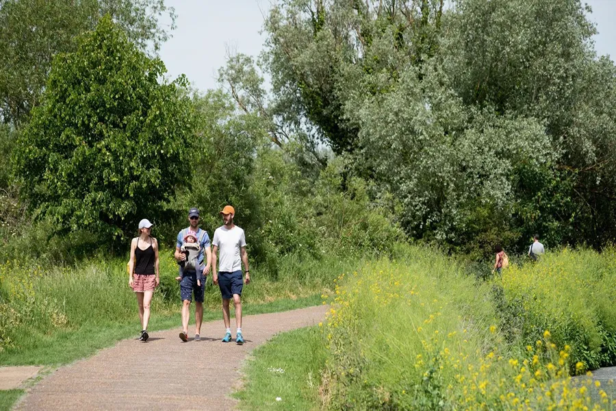 Strolling through Lee Valley Park