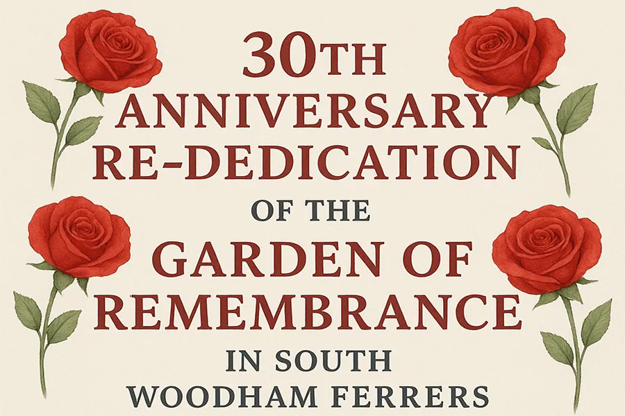 30th Anniversary re-dedication of the garden of remembrance