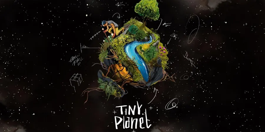 Tiny Planet – title graphic