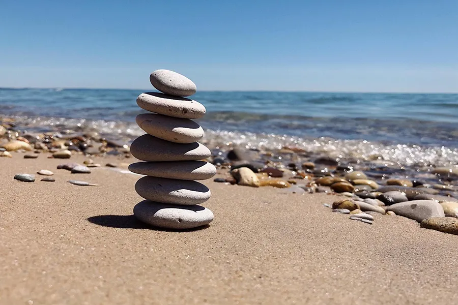 Balance stones.