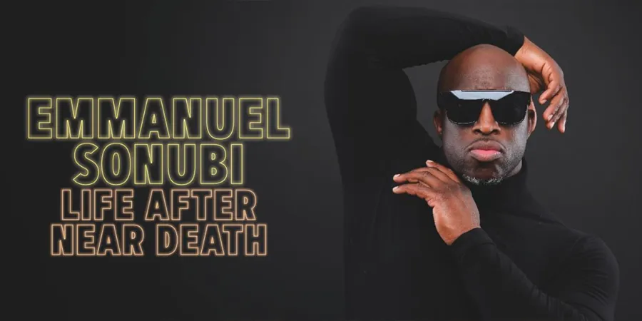 Emmanuel Sonubi: Life After Near Death title graphic