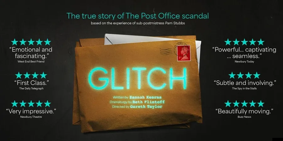 Glitch title graphic