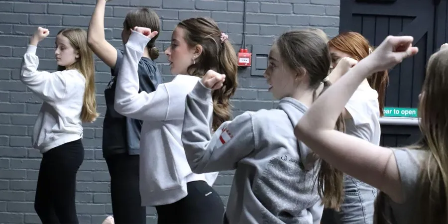 Children performing musical theatre