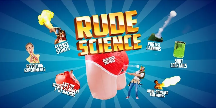 Rude Science title graphic