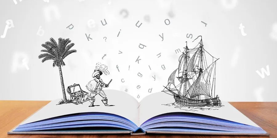 Tiny Tales title graphic