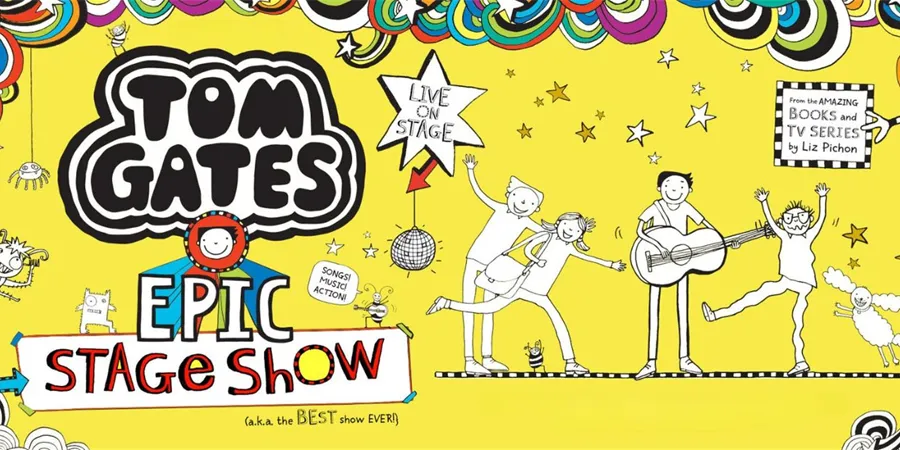 Tom Gates EPIC Stage Show title graphic