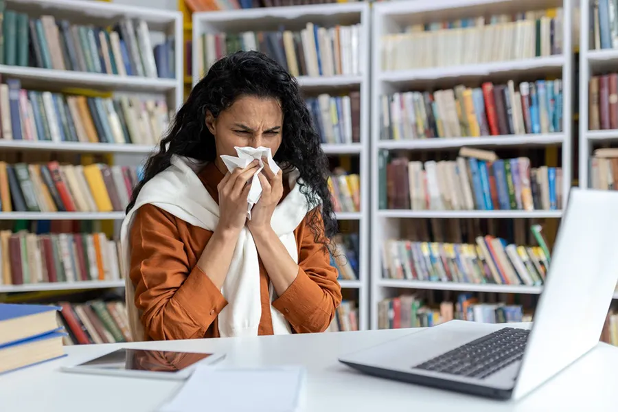 Lady with Flu