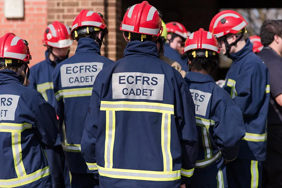 Cadet firefighters