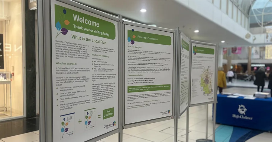 have your say - exhibition panels