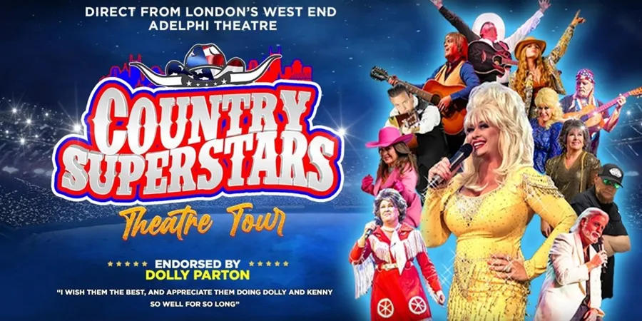 Country Superstars title graphic
