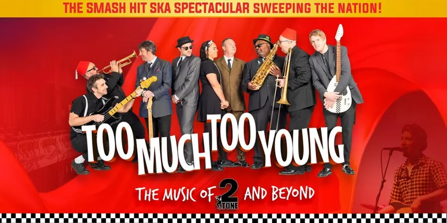 Too Much Too Young title graphic