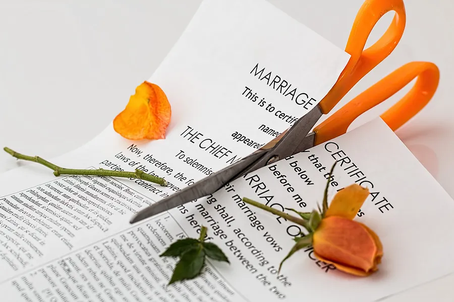 divore papers