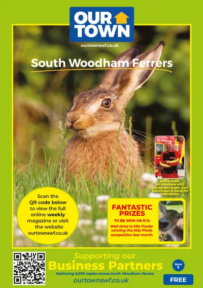 Our Town Magazine April issue 9 front cover
