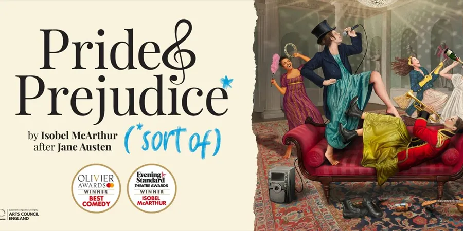 Pride & Prejudice* (*sort of) title graphic