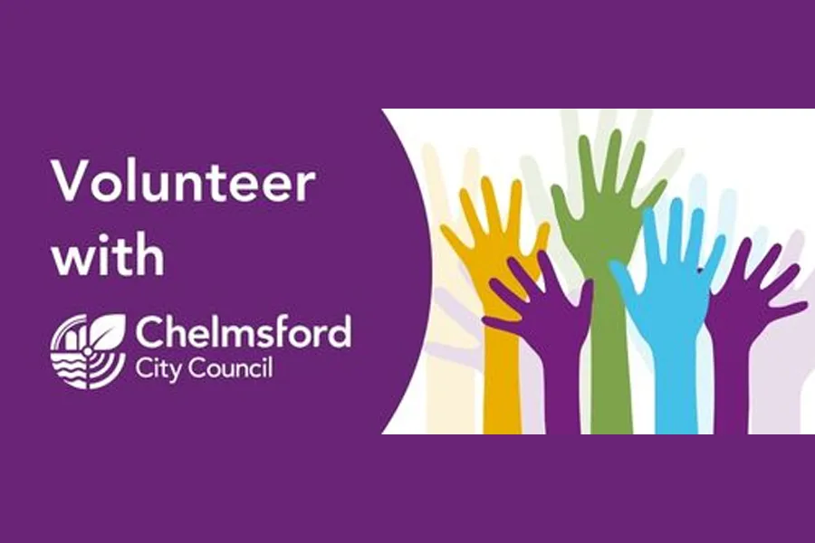 Volunteer with Chelmsford City Council graphic
