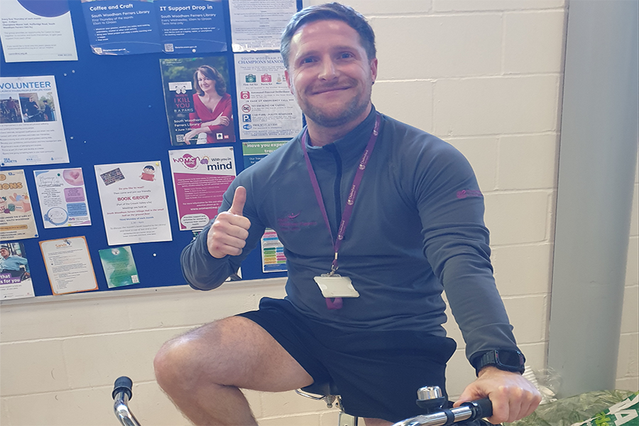 George on his bike