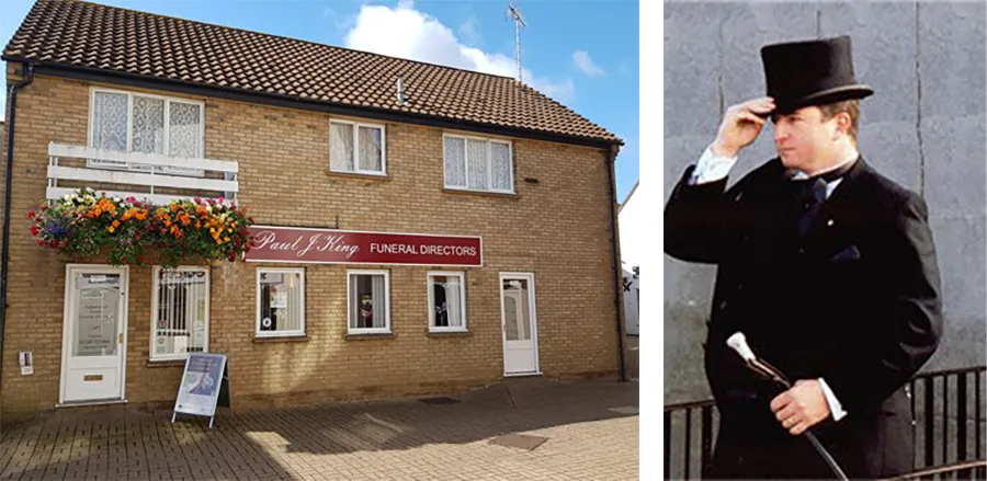 Paul J King and the office premises in South Woodham Ferrers