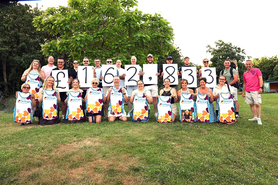 • Team Farleigh London Marathon runners reveal total raised